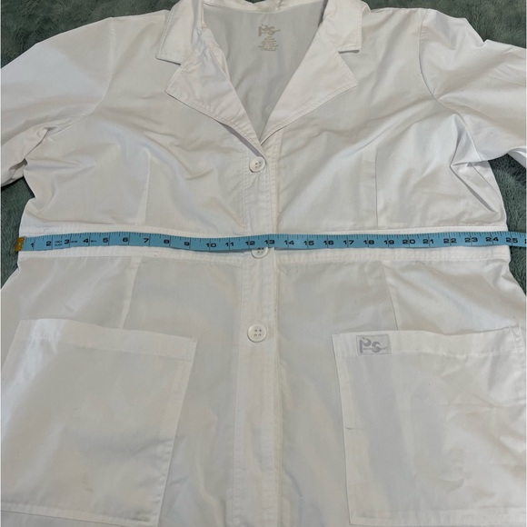 PEACHES SPORT | 3X | Womens | Medical | Uniform | Lab coat |white - Picture 6 of 11